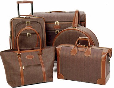 Sold at Auction: French Luggage Co Herringbone Structured Locking