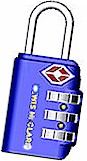 TSA Basic Luggage Lock in Blue