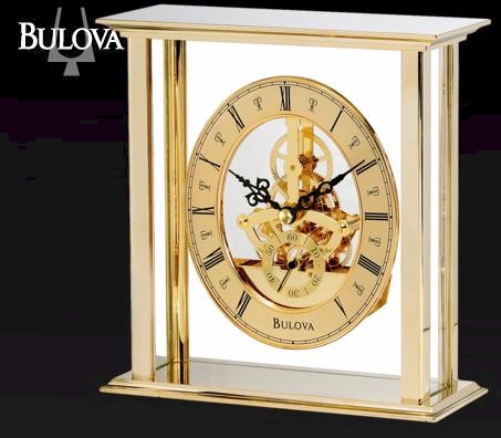 B1790  Bulova Castine II Mantel Clock