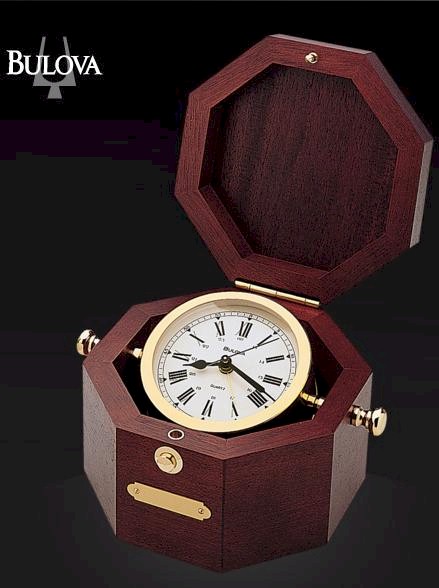 B7910 Bulova Quartermaster Maritime Clock