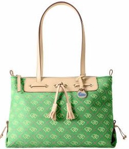 Dooney & Bourke Double Zip Tassel Crossbody Handbag