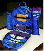 Picnic Back Pack.  Click on Photo.