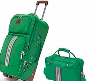 tommy hilfiger luggage green